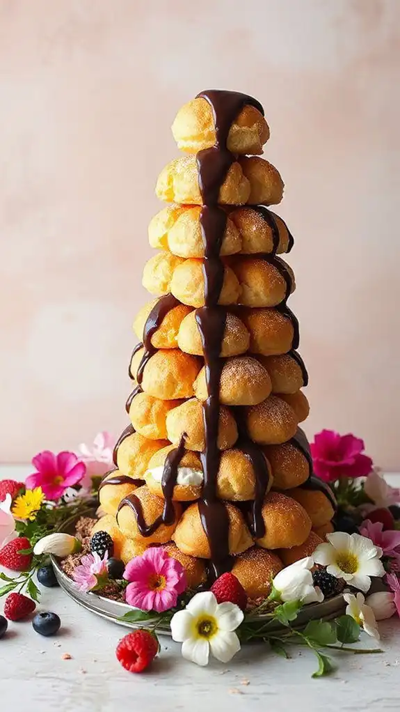 decadent chocolate drizzle dessert