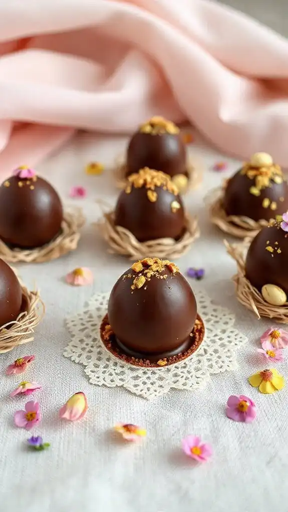 decadent chocolate egg treats