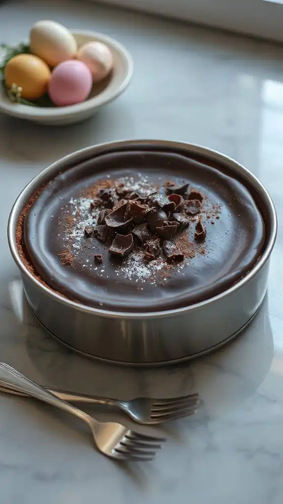 decadent chocolate espresso cheesecake