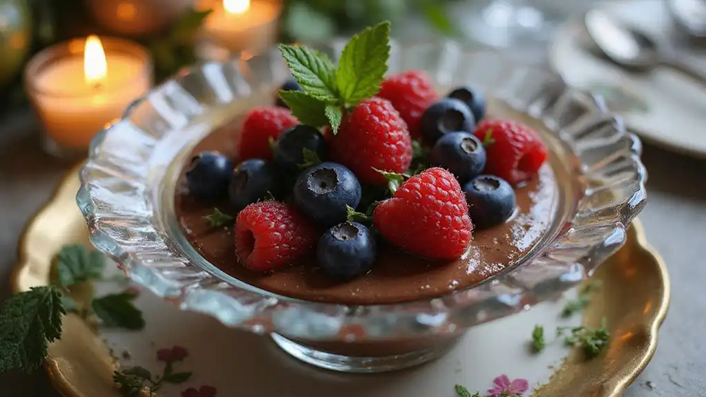 decadent chocolate mousse dessert decadent chocolate mousse dessert