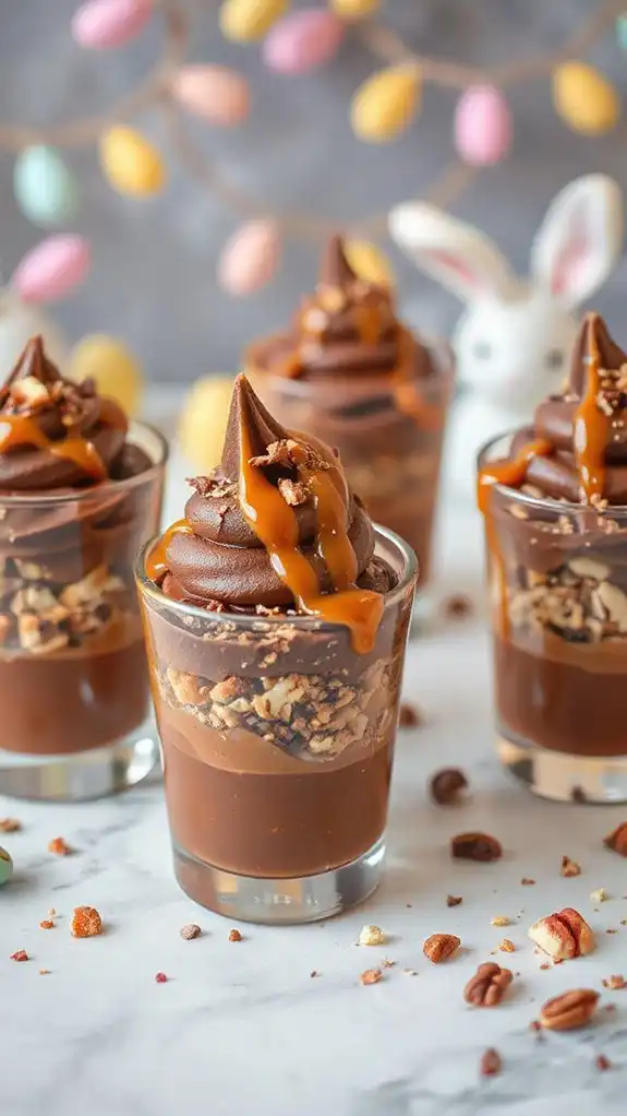 decadent dessert shooter delight