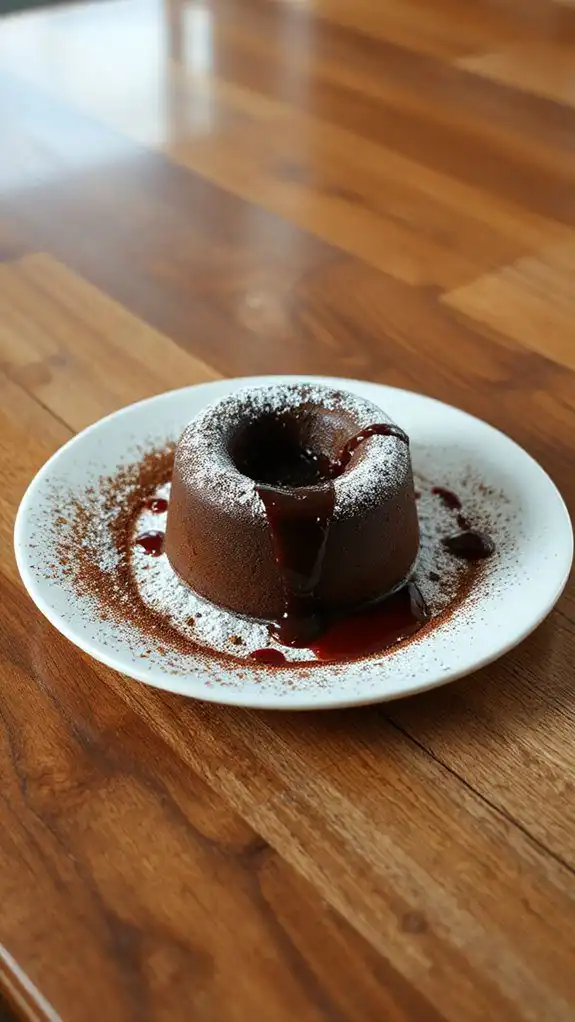 decadent molten chocolate dessert decadent molten chocolate dessert