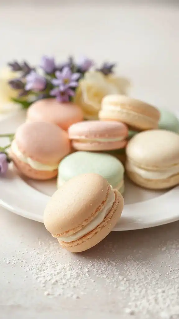 delicate vanilla meringue treats