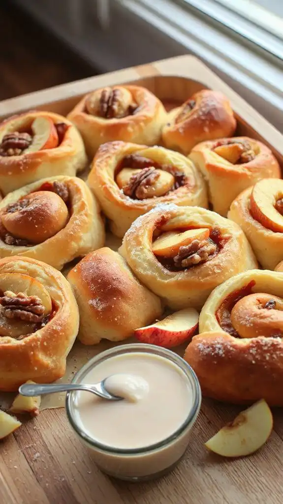 delicious apple walnut pastries