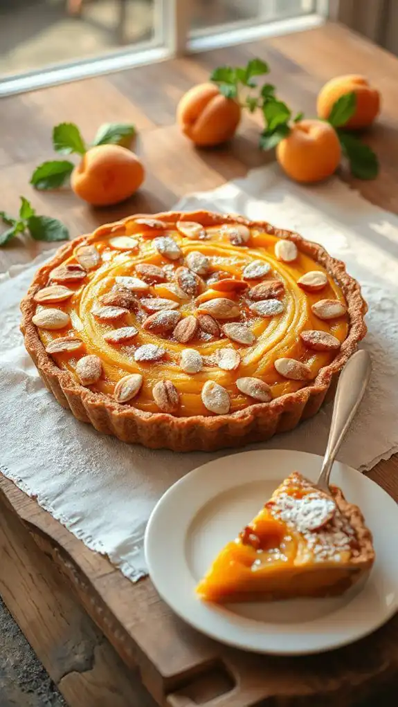 delicious apricot almond pie delicious apricot almond pie