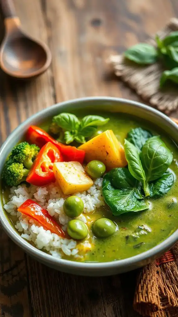delicious aromatic vegetable curry