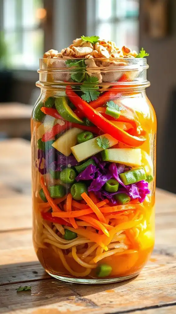 delicious asian noodle dish