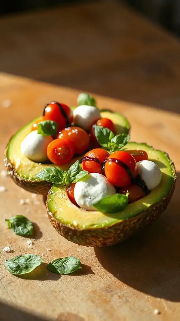 delicious avocado caprese recipe
