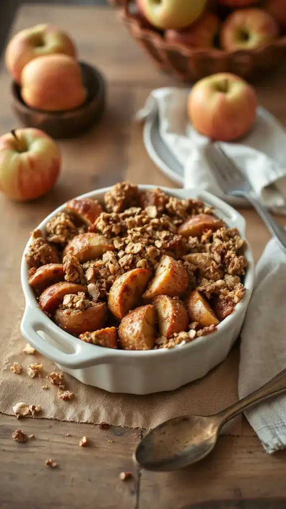 delicious baked apple dessert