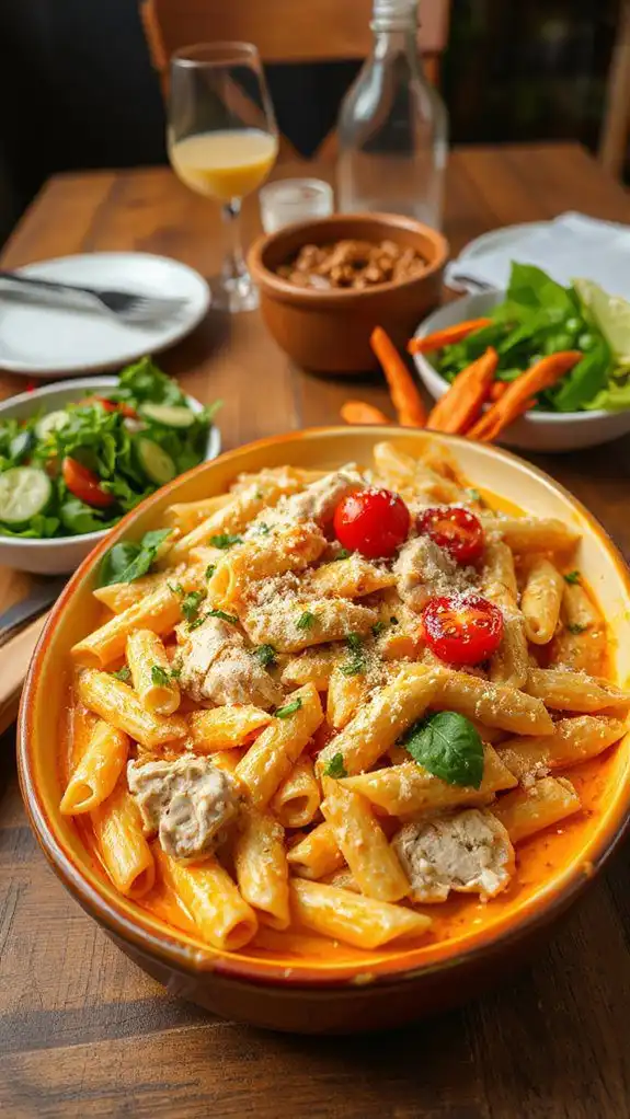 delicious baked chicken pasta