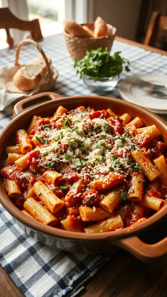 delicious baked pasta dish