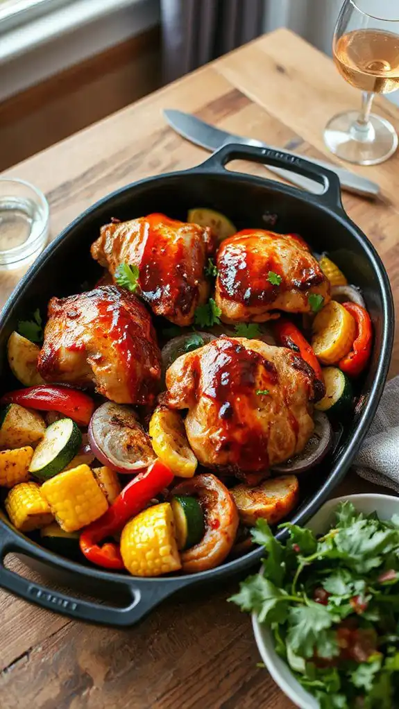 delicious bbq chicken bake