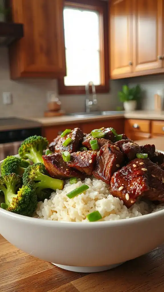 delicious beef and broccoli