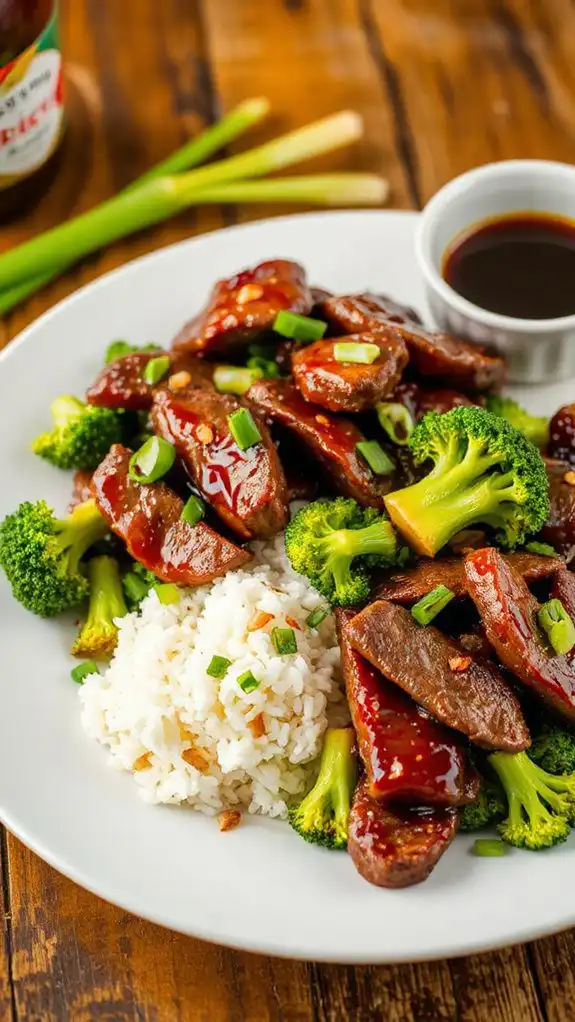 delicious beef broccoli stir fry