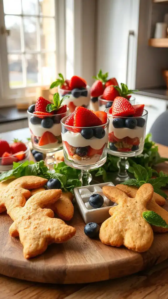 delicious berry yogurt parfaits