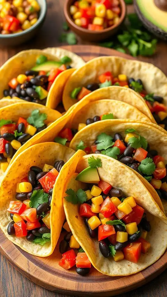 delicious black bean tacos delicious black bean tacos