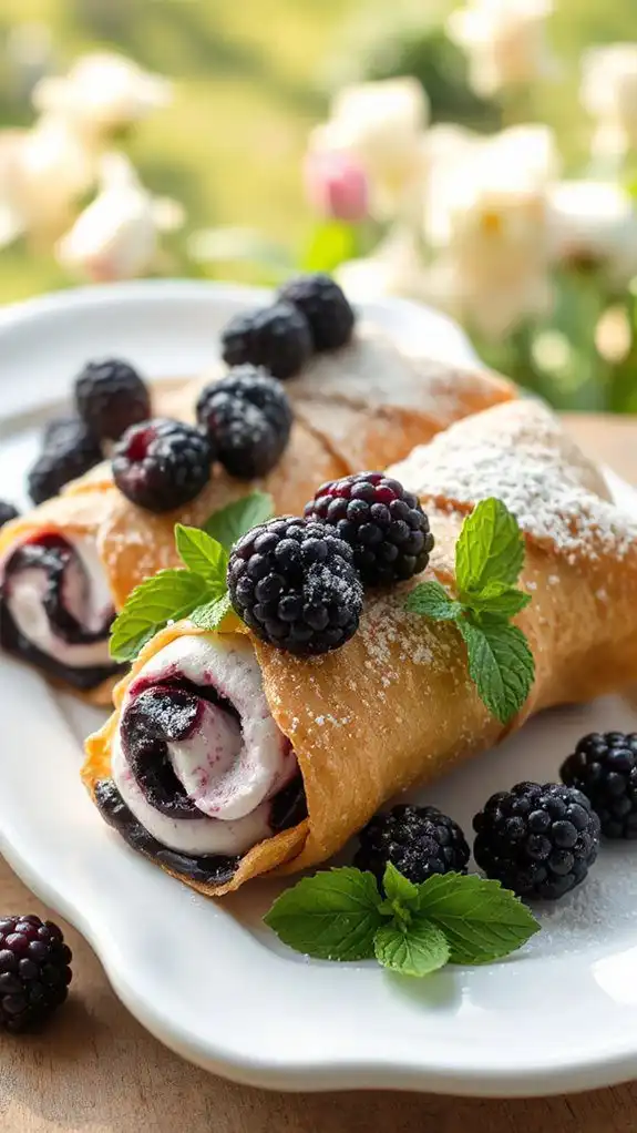 delicious blackberry vanilla dessert delicious blackberry vanilla dessert