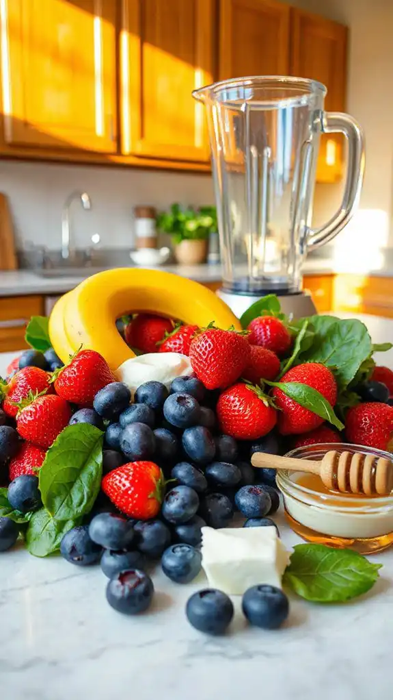 delicious blended fruit beverages