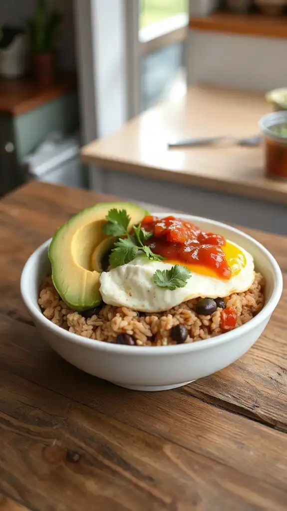 delicious breakfast burrito bowls