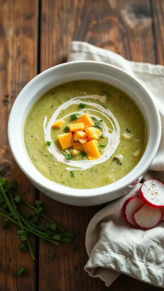 delicious broccoli cheddar soup