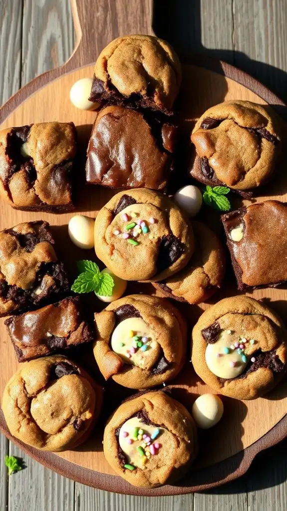 delicious brownie cookie hybrids