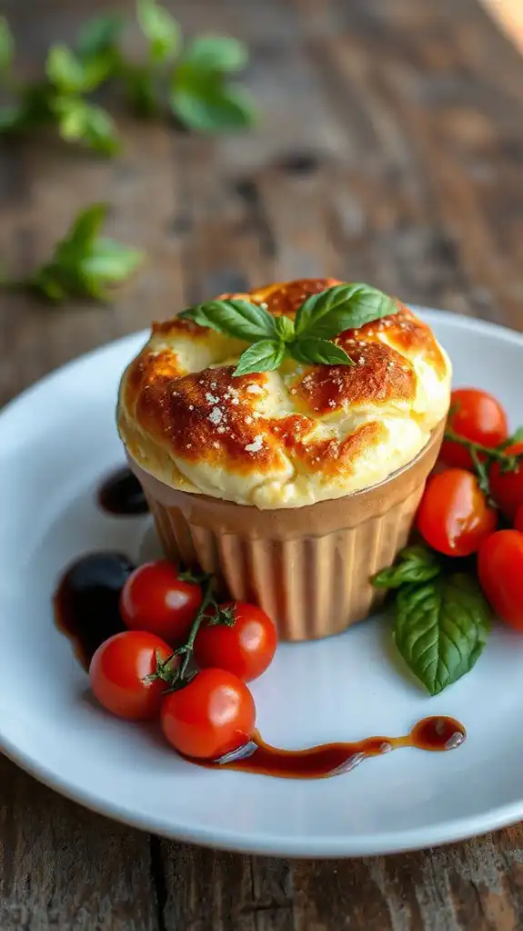 delicious caprese inspired souffl
