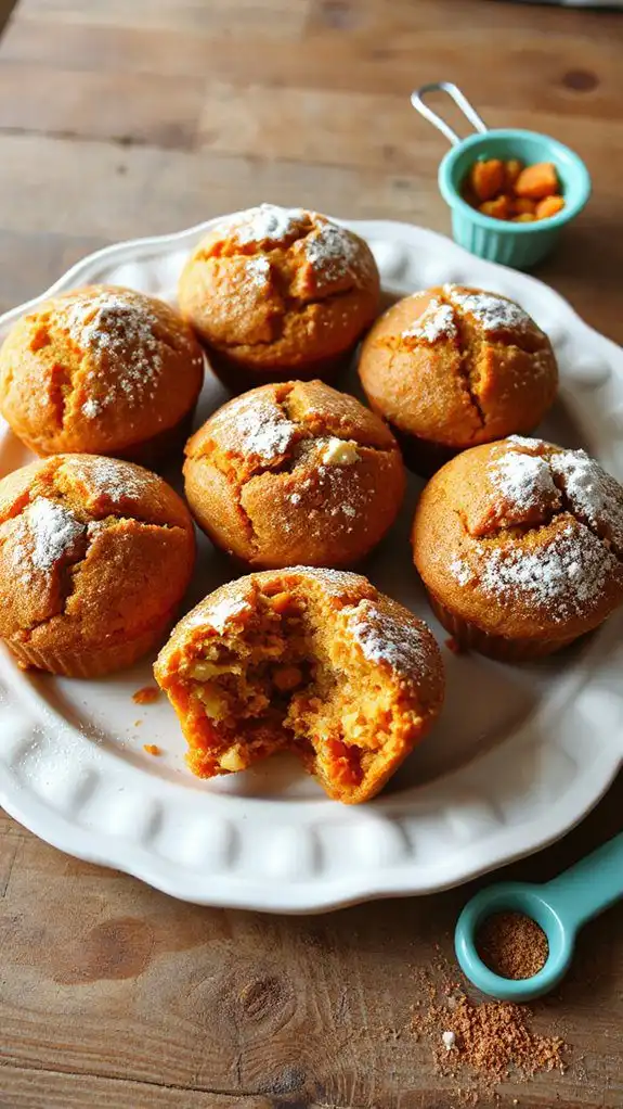 delicious carrot cake muffins
