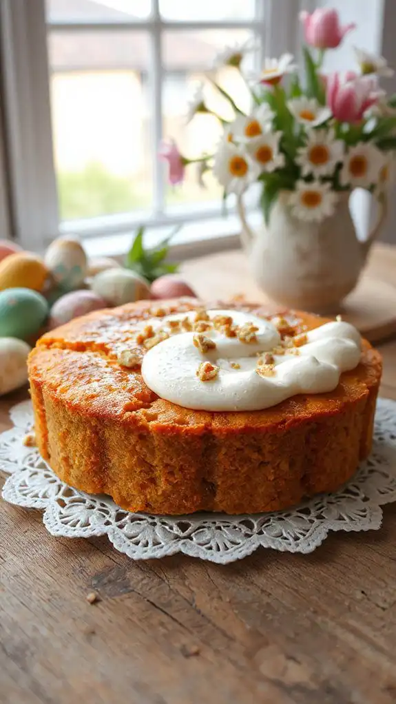 delicious carrot cake tart