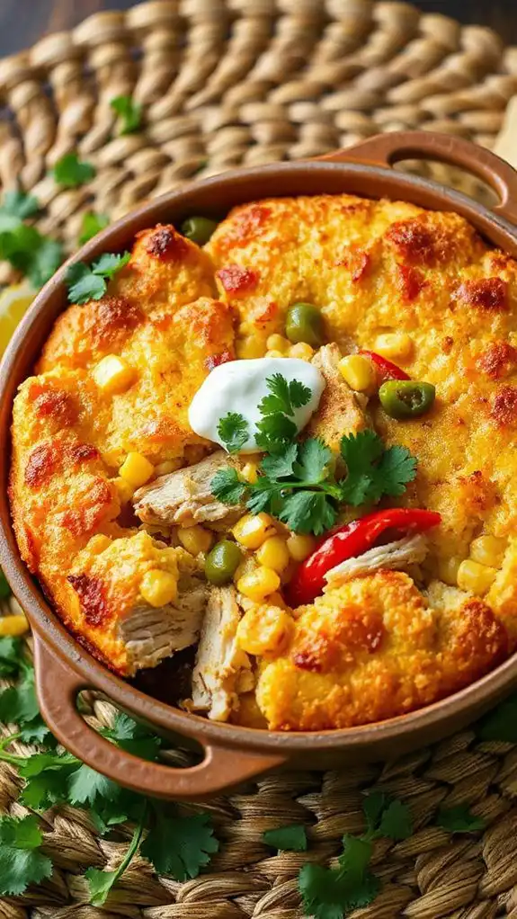 delicious chicken corn casserole