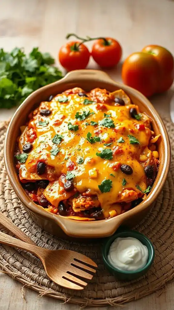 delicious chicken enchiladas baked