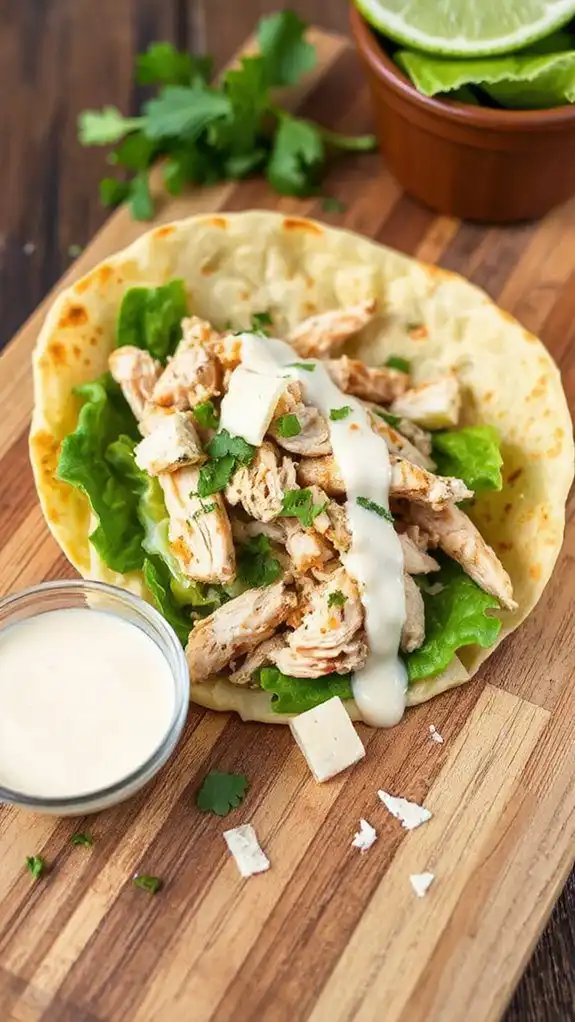 delicious chicken salad wraps