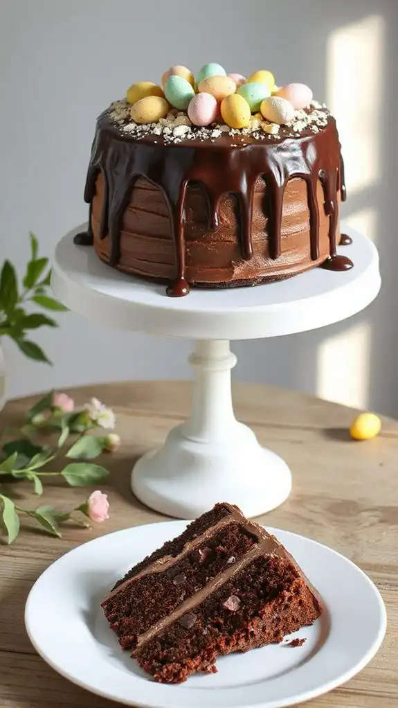 delicious chocolate cake surprise