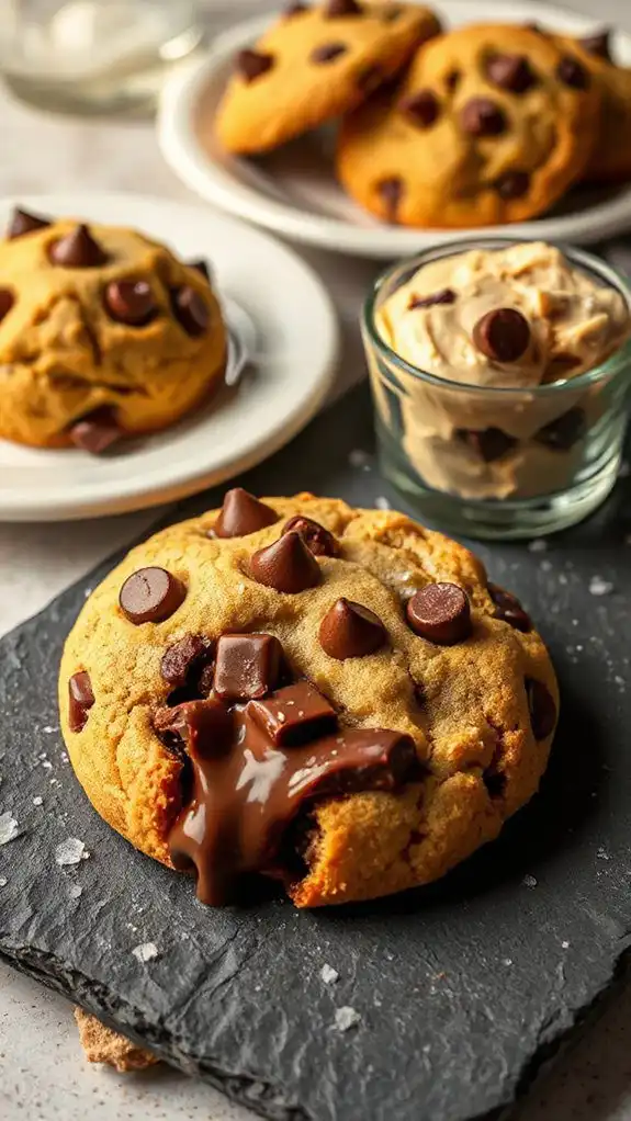 delicious chocolate chip dough
