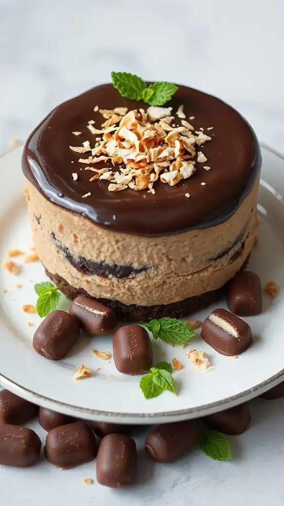 delicious chocolate coconut dessert delicious chocolate coconut dessert