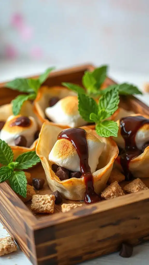 delicious chocolate dessert bites