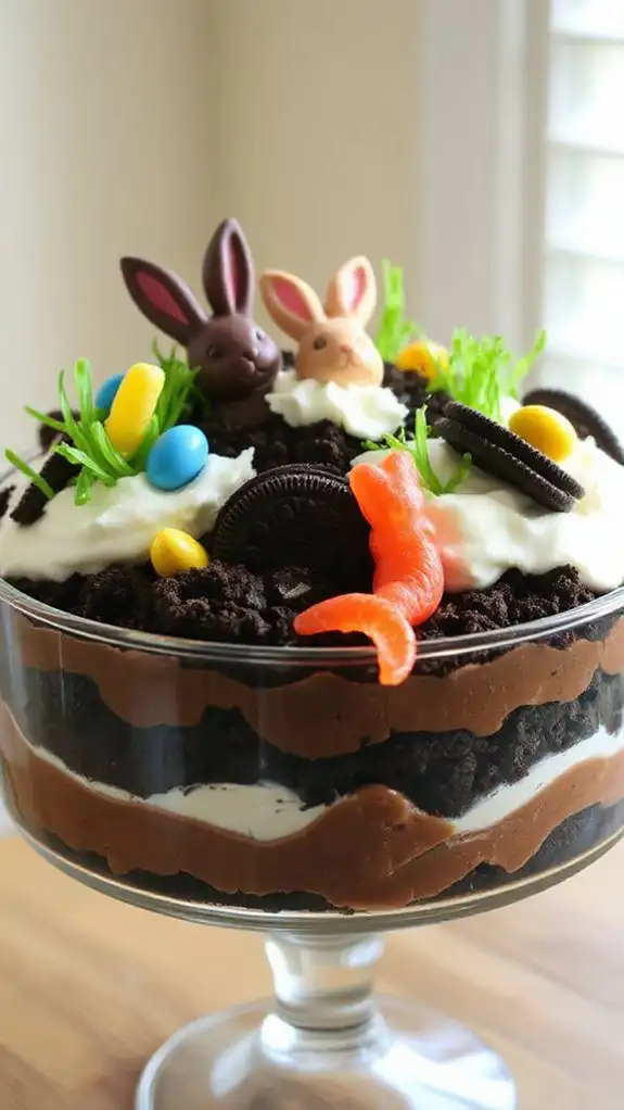 delicious chocolate dessert creation