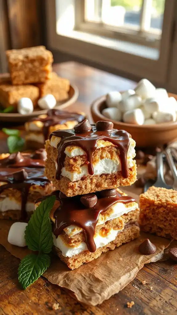 delicious chocolate graham treat