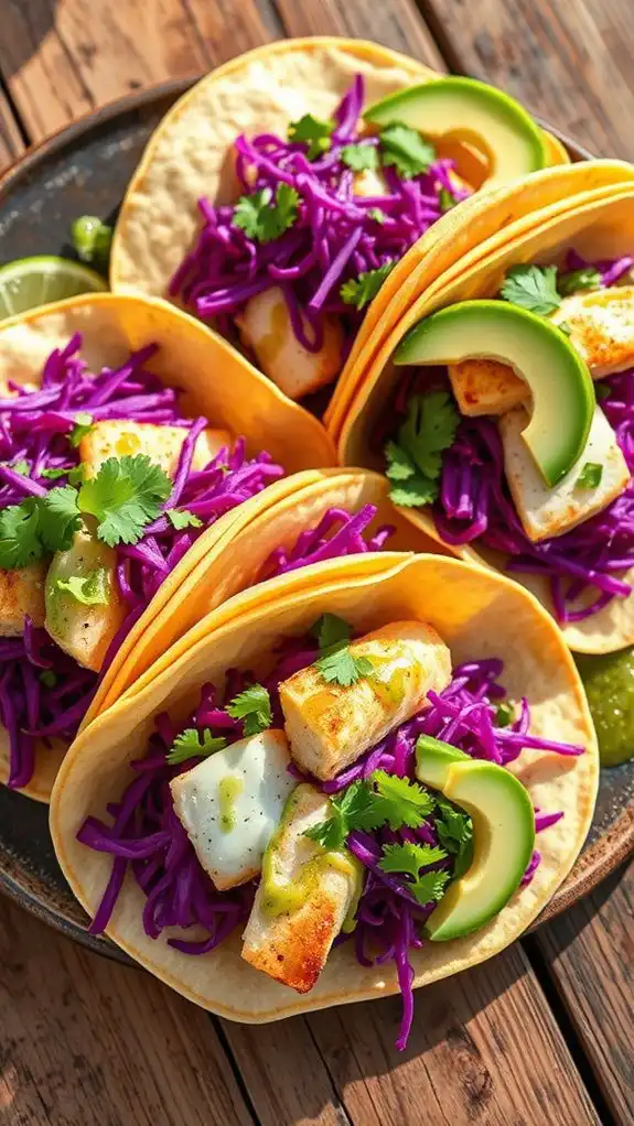 delicious coastal fish tacos