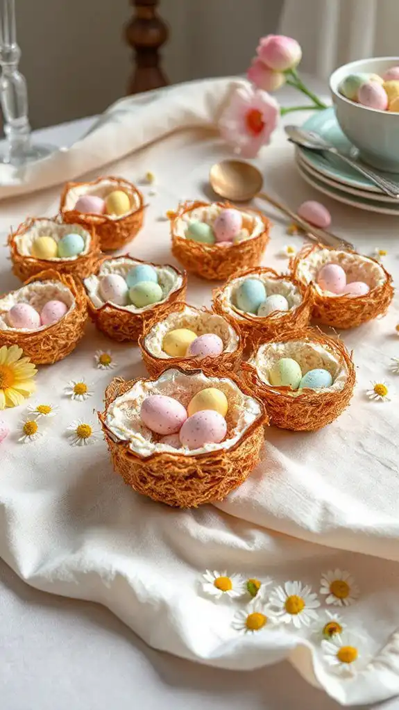 delicious coconut bird nests