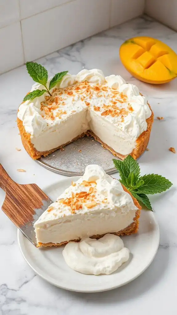 delicious coconut cream dessert delicious coconut cream dessert