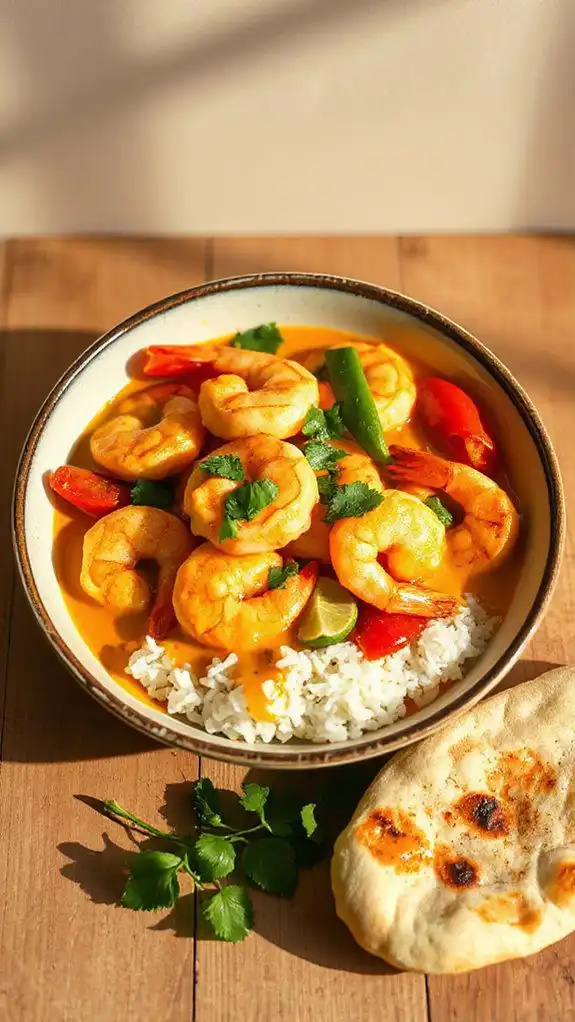 delicious coconut shrimp dish