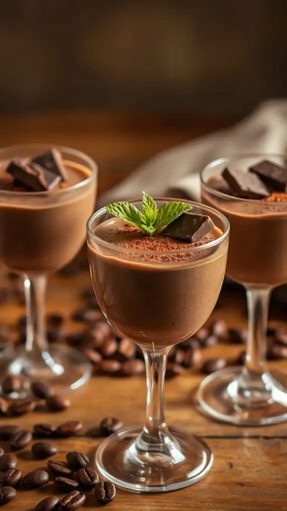 delicious coffee flavored dessert