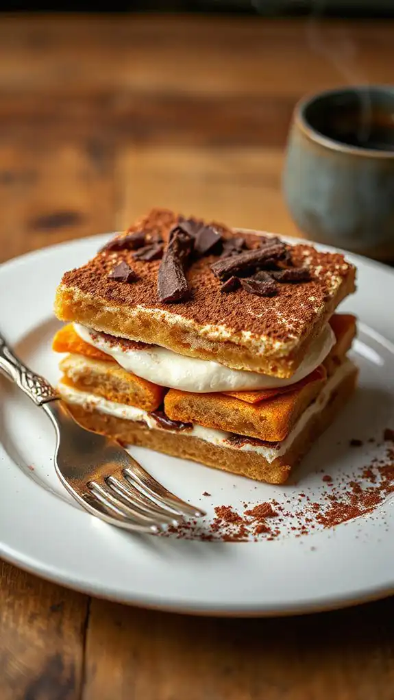 delicious coffee flavored dessert