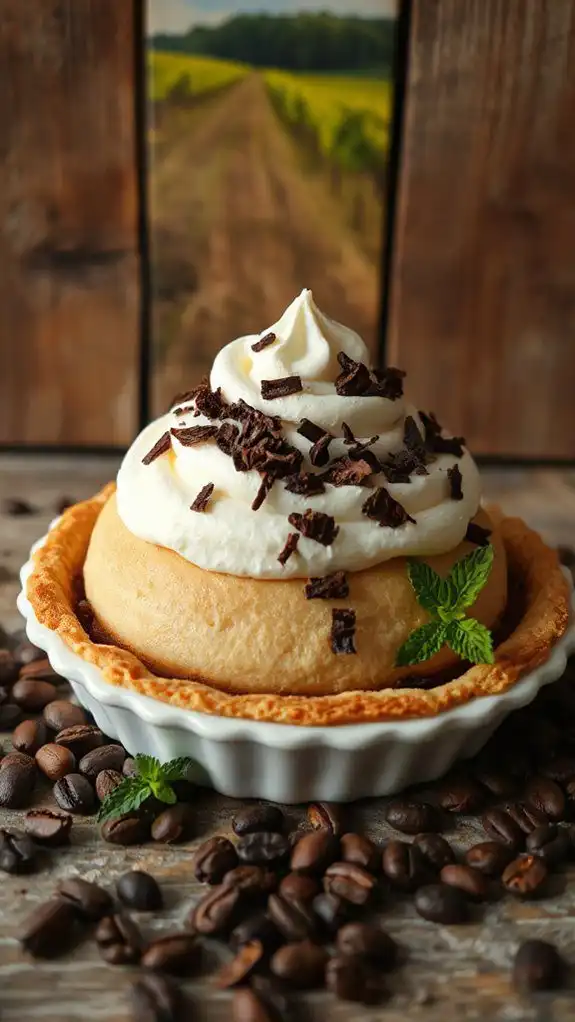 delicious coffee flavored dessert