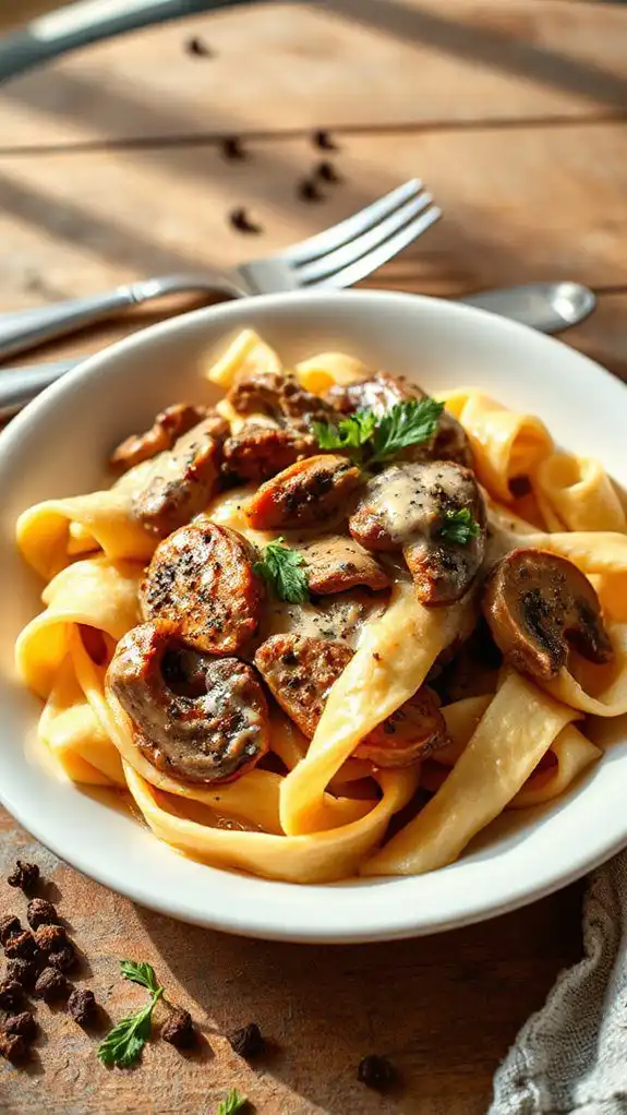 delicious creamy beef dish