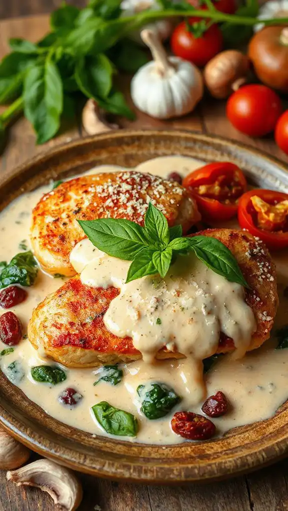 delicious creamy chicken dish