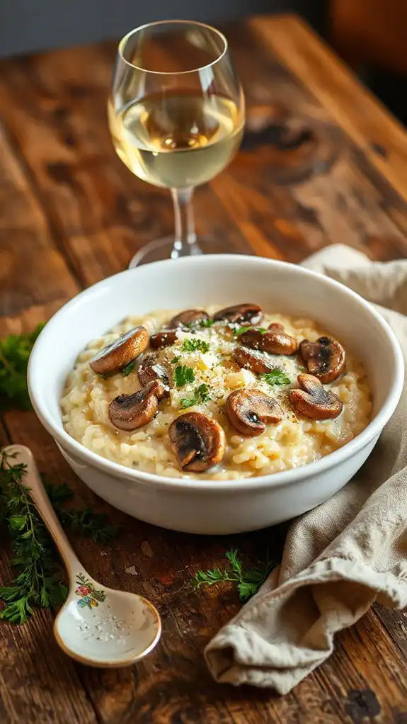 delicious creamy mushroom dish