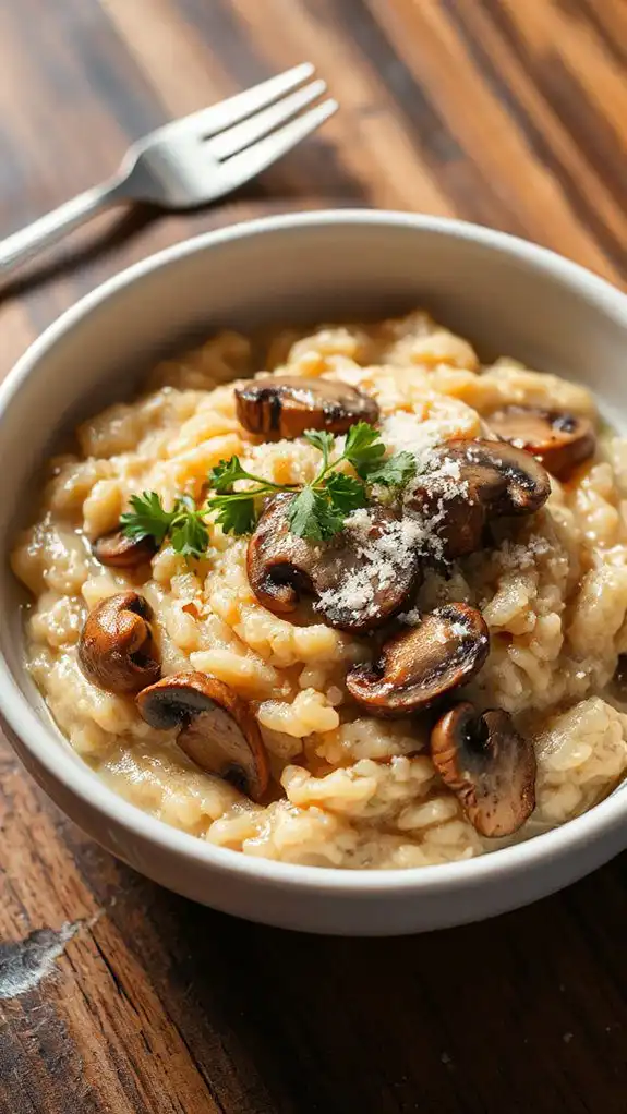 delicious creamy mushroom dish