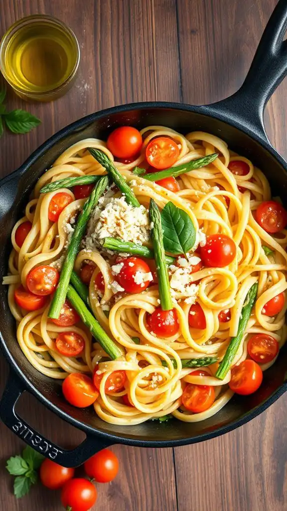 delicious creamy pasta dish