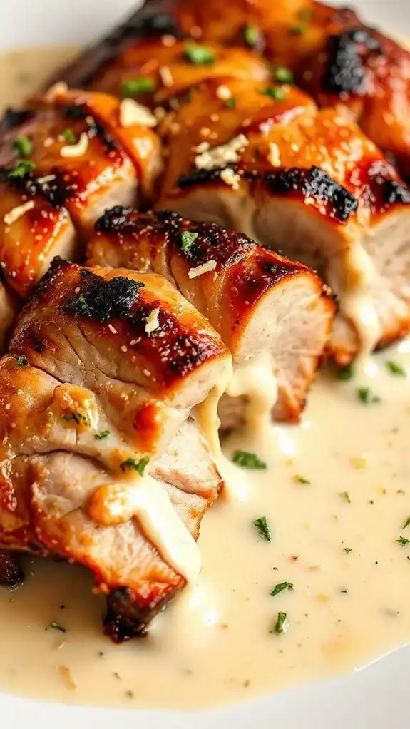 delicious creamy pork belly